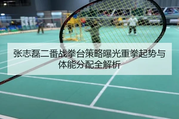 张志磊二番战拳台策略曝光重拳起势与体能分配全解析
